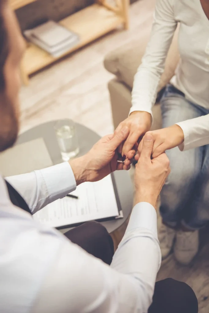 Engaged couple attending premarital therapy in Vancouver to prepare for marriage